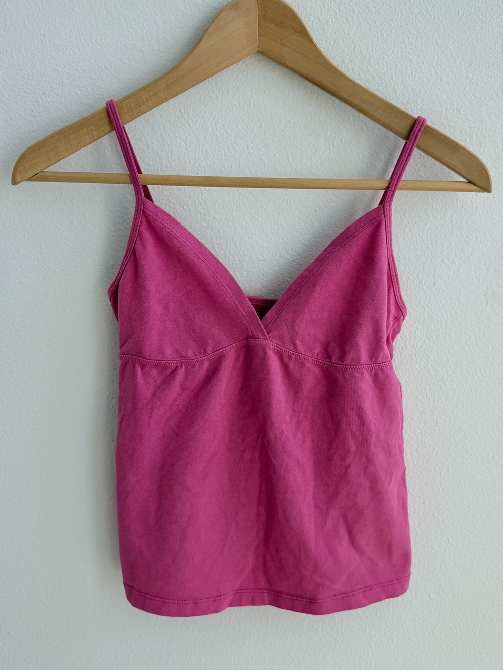 Brandy Melville Amara Tank Pink V-Neck Cami Top